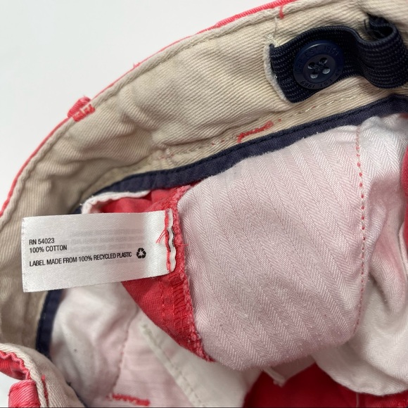 Gap Kids Adjustable Waste Coral Khaki Shorts Boys Size 6 Regular - Picture 9 of 10